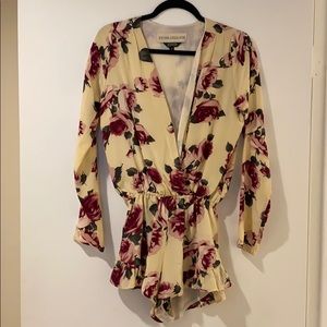 Stone Cold Fox floral rose jumpsuit